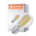 Ledvance Classic Superior LED Bulb E27 Pear Filament Clear 7.2W 1521lm - 840 Cool White | Replaces 100W