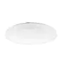 Eglo Wall and Ceiling Light Frania-S Steel White 5.5W 600lm - 830 Warm White | IP20 